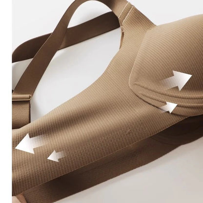 Moterų Liemenėlė be Kauliukų - Minimizuojantis su Reguliuojamomis Petnešomis