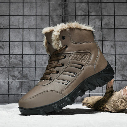 Žieminiai Batai Vyrams - Šilti Pliušiniai - Vandeniui Atsparūs