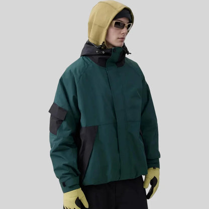 Slidinėjimo Striukė  - Vandeniui Atspari Snowboard Striukė su Gobtuku