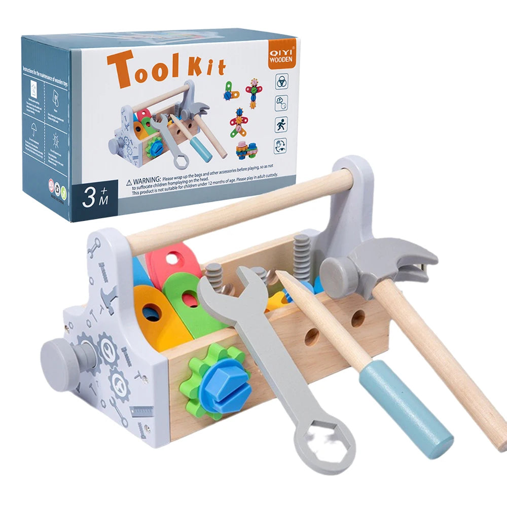 Medinis Įrankių Rinkinys Vaikams | Įsivaizduojamų Žaidimų Dėžė - Edukacinis Žaislas