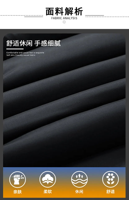 Vyriška Žieminė Striukė su Gobtuku - Lengva Vatinė Striukė Dryžuotu Dizainu