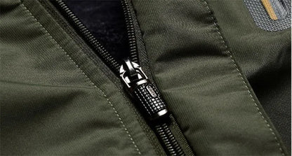 Vyriška Žieminė Striukė Lauko Veikloms - Vandeniui Atspari su Gobtuku