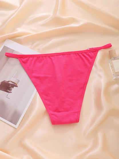 Moterų Seksualios Kelnaitės 5 Vnt. - Hipster Bikini su Žiedu ir Raišteliu