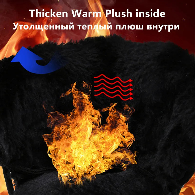 Vyriški Universalūs Žieminiai Batai - Vandeniui Atsparūs Odiniai Combat/Motociklo Batai