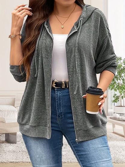 Moteriška Striukė su Gobtuku ir Užtrauktuku - Stilinga Kasdienė Striukė