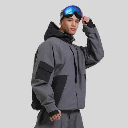 Slidinėjimo Striukė  - Vandeniui Atspari Snowboard Striukė su Gobtuku