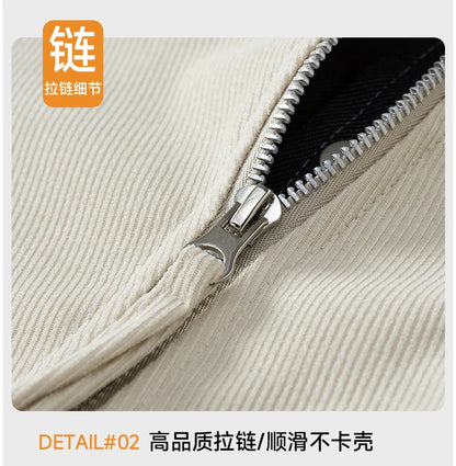 Vyriška Džinsinė Striukė su Spaudiniais - Pavasario Rudens Verslo Casual