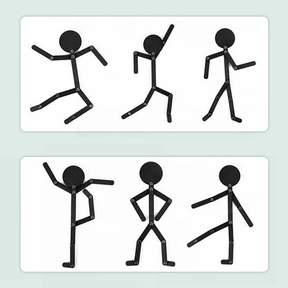 Montessori Medinė Dėlionė Vaikams | Sporto Pozos - Edukacinis Žaidimas Rankų Įgūdžiams