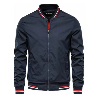 Vyriška Slim Fit Striukė - Rudeninė Vėjo Neperpučiama Stilinga Striukė