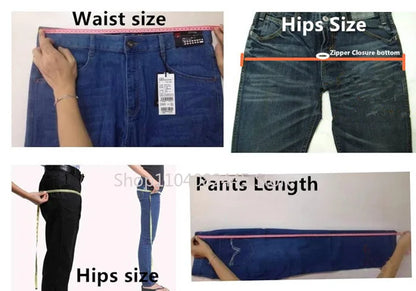 Moteriški Džinsai Aukštoms Moterims Didelių Dydžių - Slim Fit Aukštu Liemeniu