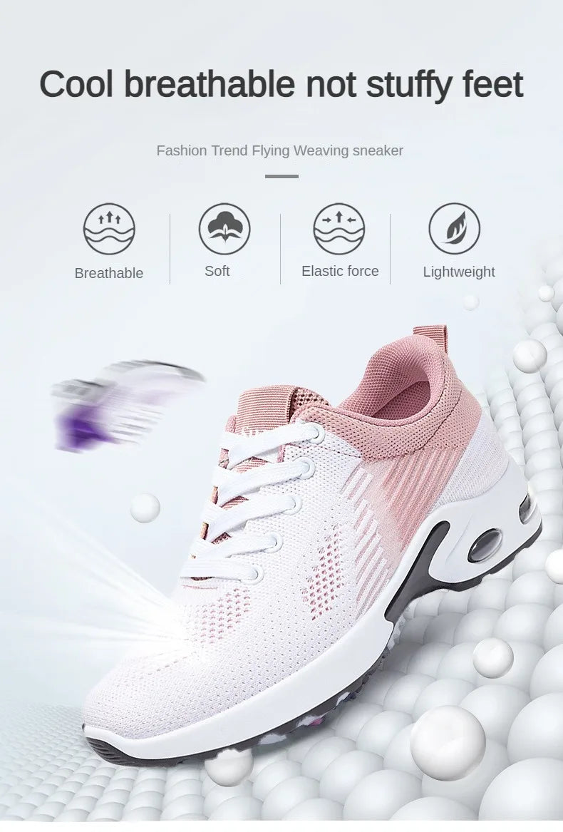 Moteriški Vasariniai Sportiniai Batai - Kvėpuojantys Lengvi Bateliai