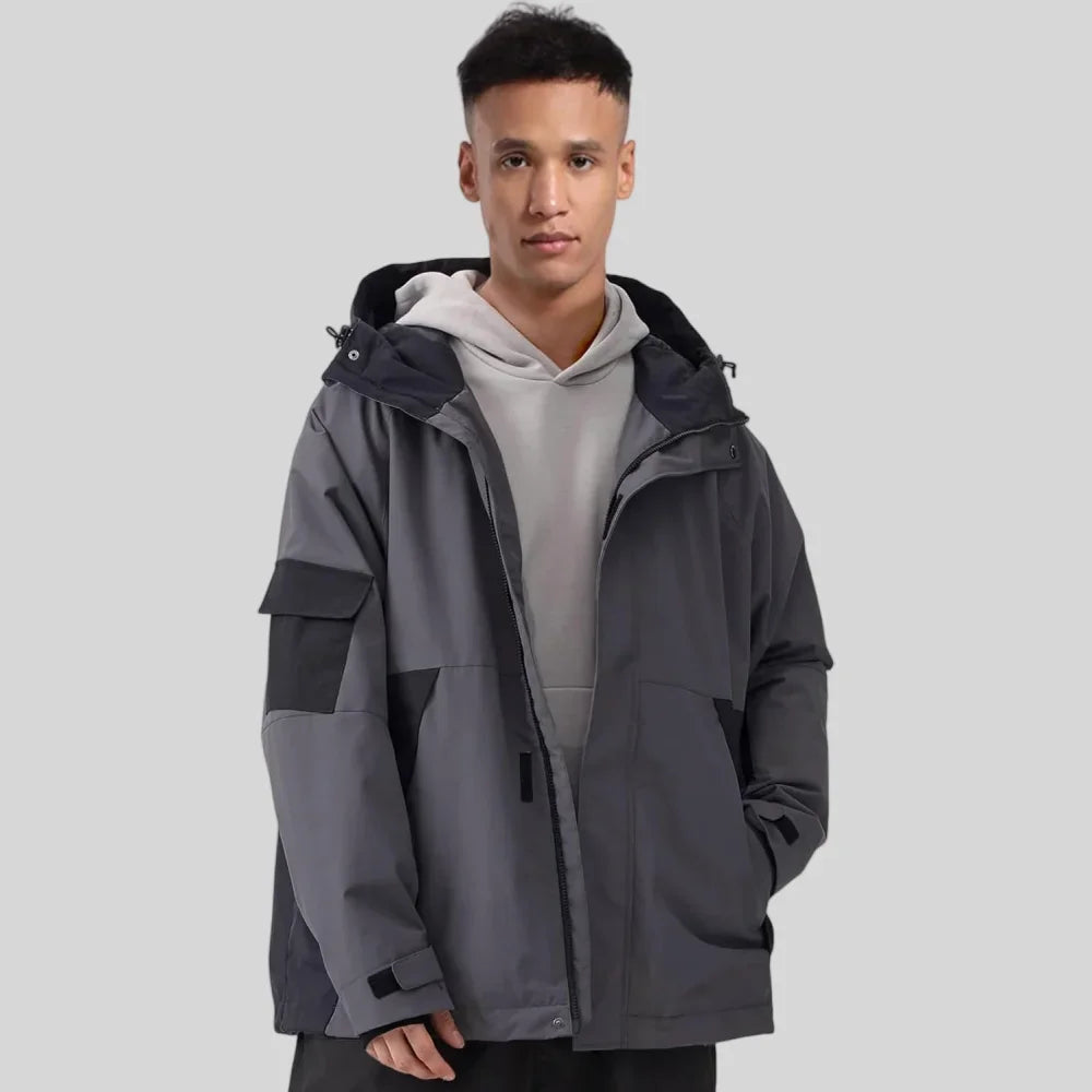 Slidinėjimo Striukė  - Vandeniui Atspari Snowboard Striukė su Gobtuku