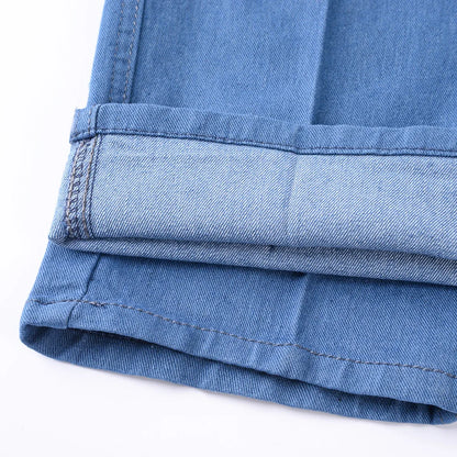 Moteriški  Tiesūs Džinsai - Aukštu Liemeniu Mom Jeans Vintage Stilius