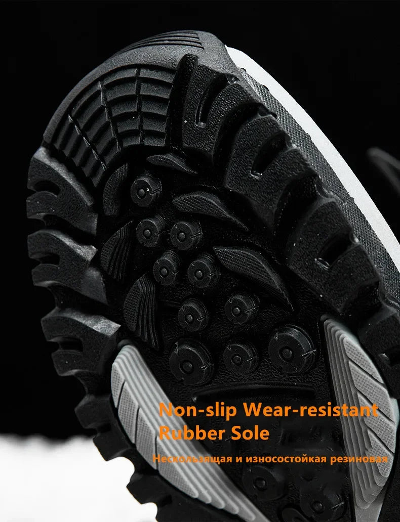 Vyriški Žieminiai Batai - Vandeniui Atsparūs su Kailiuku Žygiams ir Darbui