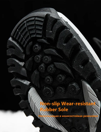 Vyriški Žieminiai Batai - Vandeniui Atsparūs su Kailiuku Žygiams ir Darbui