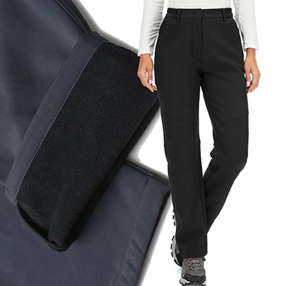 Žieminės Kelnės Moterims - Šiltos Vandeniui Atsparūs - Kempingui Žygiams Sportui