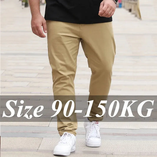 Vyriškos Kelnės - Tiesus Kirpimas Medvilnė - Khaki Juodos