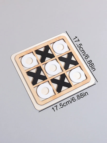 Medinis Kryžiukų-Nuliukų Žaidimas (Tic-Tac-Toe) - Edukacinė Stalo Žaidimas Vaikams
