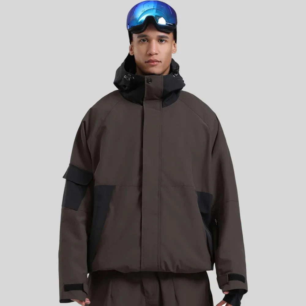 Slidinėjimo Striukė  - Vandeniui Atspari Snowboard Striukė su Gobtuku