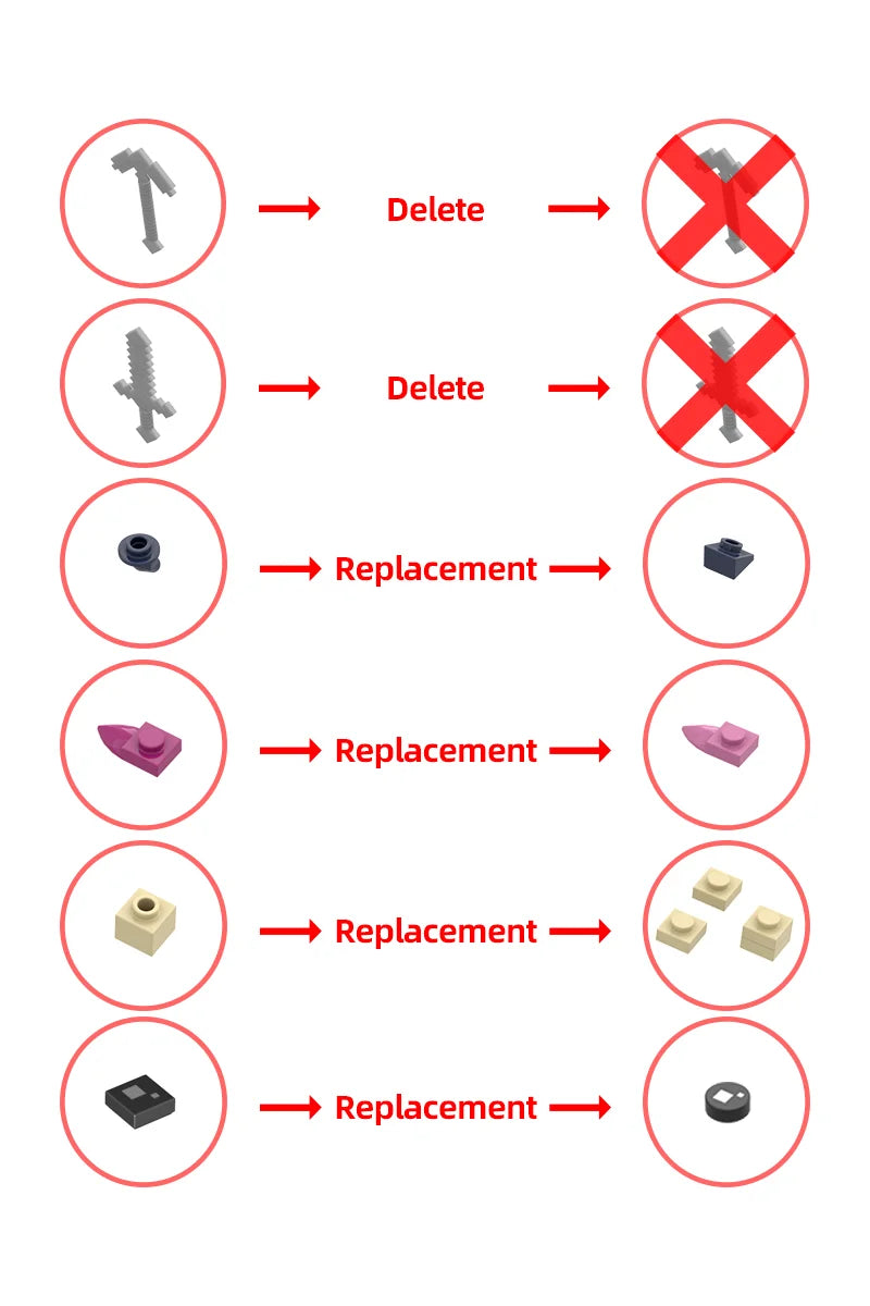 MOC Minecraft Vištos Jojikas - Interaktyvus Žaidimas - Lavos Višta Konstruktorius
