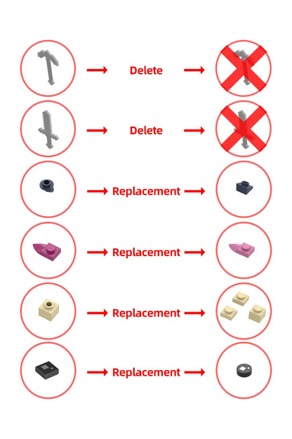 MOC Minecraft Vištos Jojikas - Interaktyvus Žaidimas - Lavos Višta Konstruktorius