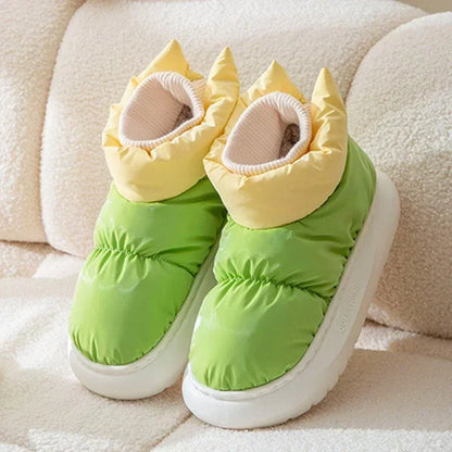 Moteriški Žieminiai Batai - Šilti Sniego Batai su Pūkiniu Pamušalu