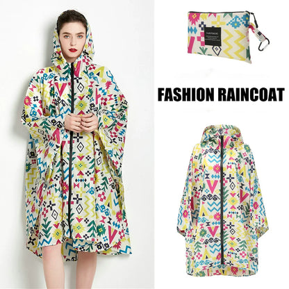 Moteriškas Lietpaltis Poncho XXL - Lengvas Kvėpuojantis Nepermirkstantis Apsiaustas