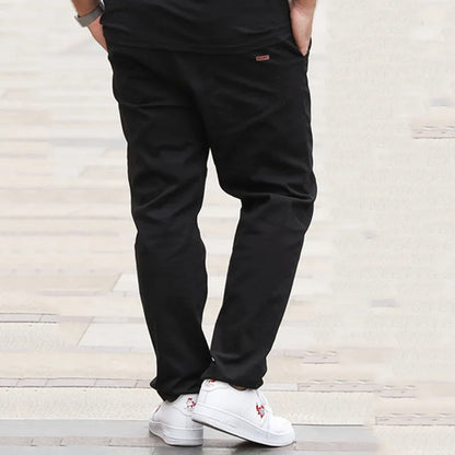 Vyriškos Kelnės - Tiesus Kirpimas Medvilnė - Khaki Juodos