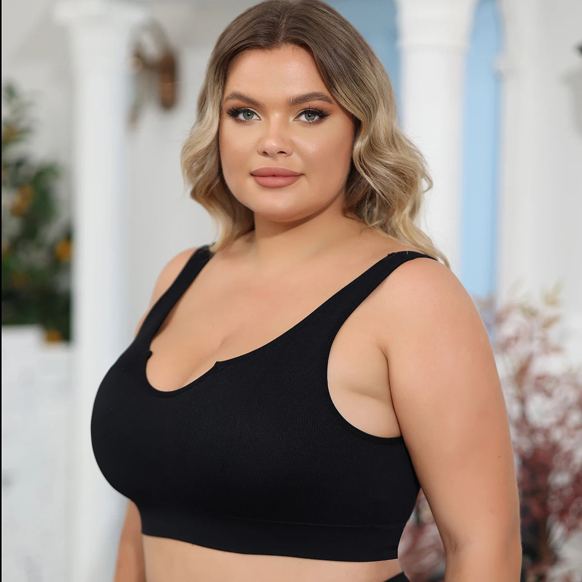 Moteriška Liemenėlė be Kauliukų - Surenkantis Šonines Krūtis su Anti-Sagging Technologija