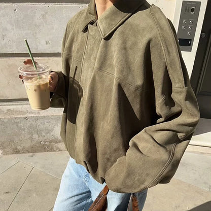 Moteriškas Paltas - Stilingas Rudens Žiemos Švarkas Moterims Laisvo Kirpimo