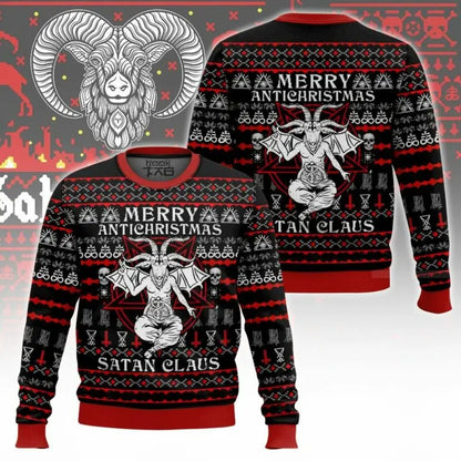 Hail Santa - Humoristinis Kalėdinis Megztinis | Juokingas Ugly Sweater Vyrų ir Moterų