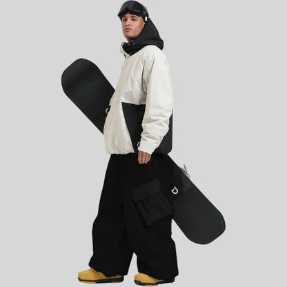 Slidinėjimo Striukė  - Vandeniui Atspari Snowboard Striukė su Gobtuku