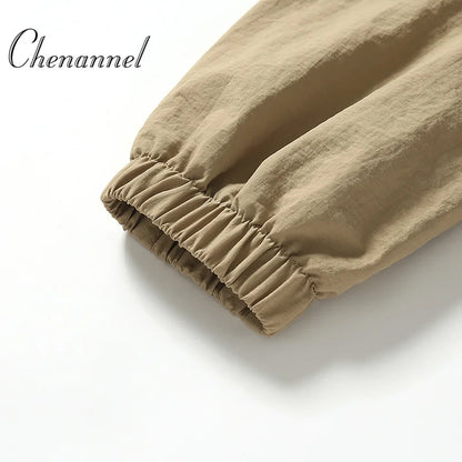 Vyriška Pavasario-Rudens Striukė Didelių Dydžių - Kasdienė Lengva Striukė su Stačia Apykakle