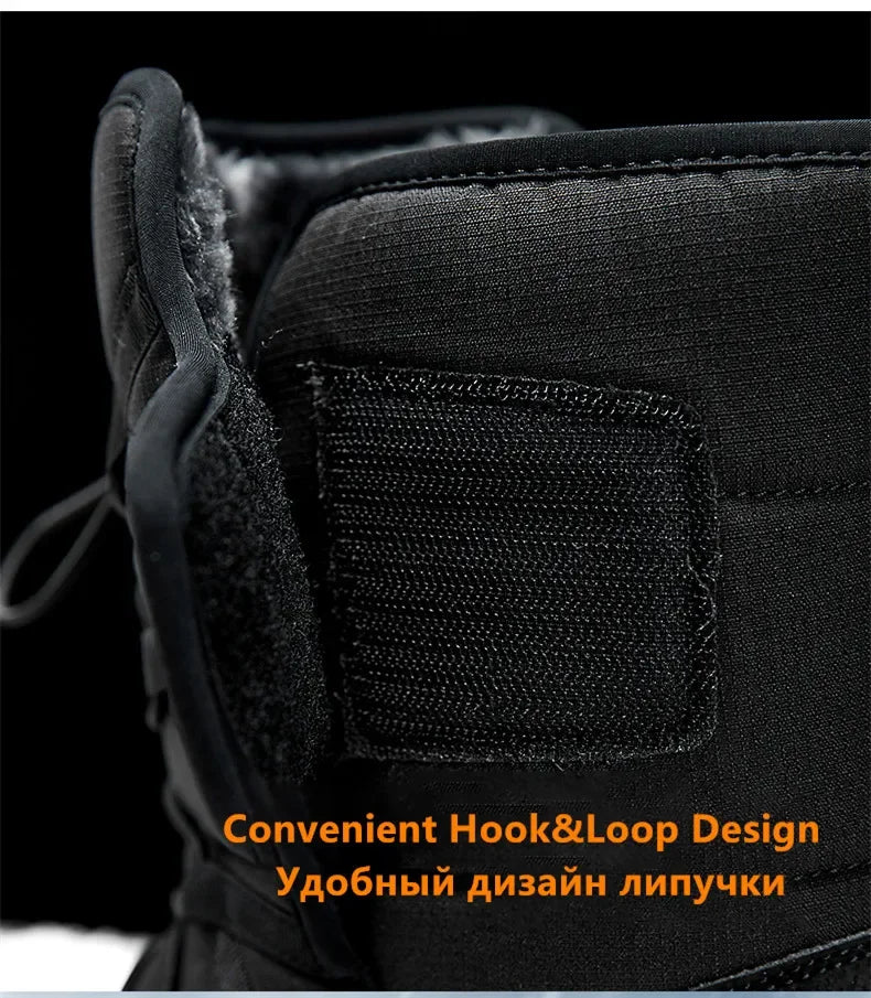 Vyriški Žieminiai Batai - Vandeniui Atsparūs su Kailiuku Žygiams ir Darbui