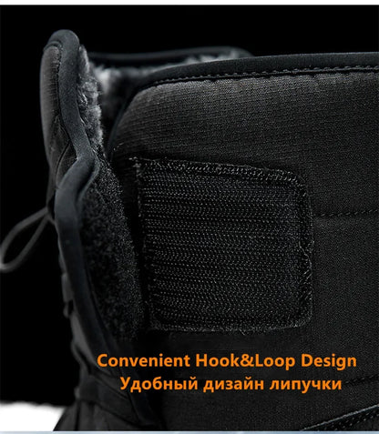 Vyriški Žieminiai Batai - Vandeniui Atsparūs su Kailiuku Žygiams ir Darbui