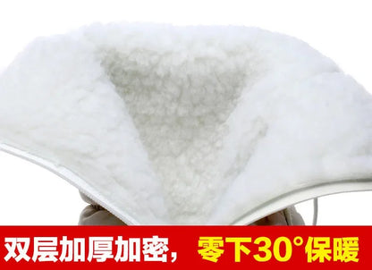 Žieminiai Sniego Batai Moterims - Stora Platforma - Kailiukas - Vandeniui Atsparūs