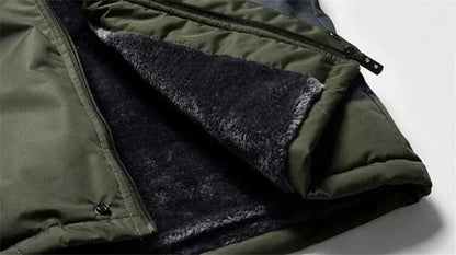 Vyriška Žieminė Striukė Lauko Veikloms - Vandeniui Atspari su Gobtuku