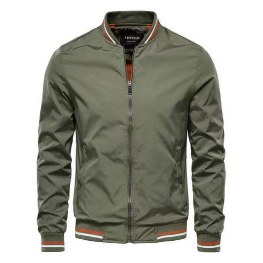 Vyriška Slim Fit Striukė - Rudeninė Vėjo Neperpučiama Stilinga Striukė