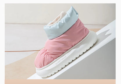 Moteriški Žieminiai Batai - Šilti Sniego Batai su Pūkiniu Pamušalu