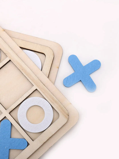 Medinis Kryžiukų-Nuliukų Žaidimas (Tic-Tac-Toe) - Edukacinė Stalo Žaidimas Vaikams