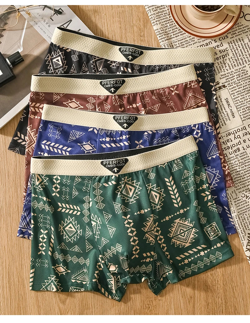 Vyriškos Boxer Šortai - Seksualūs Stilingi Apatiniai