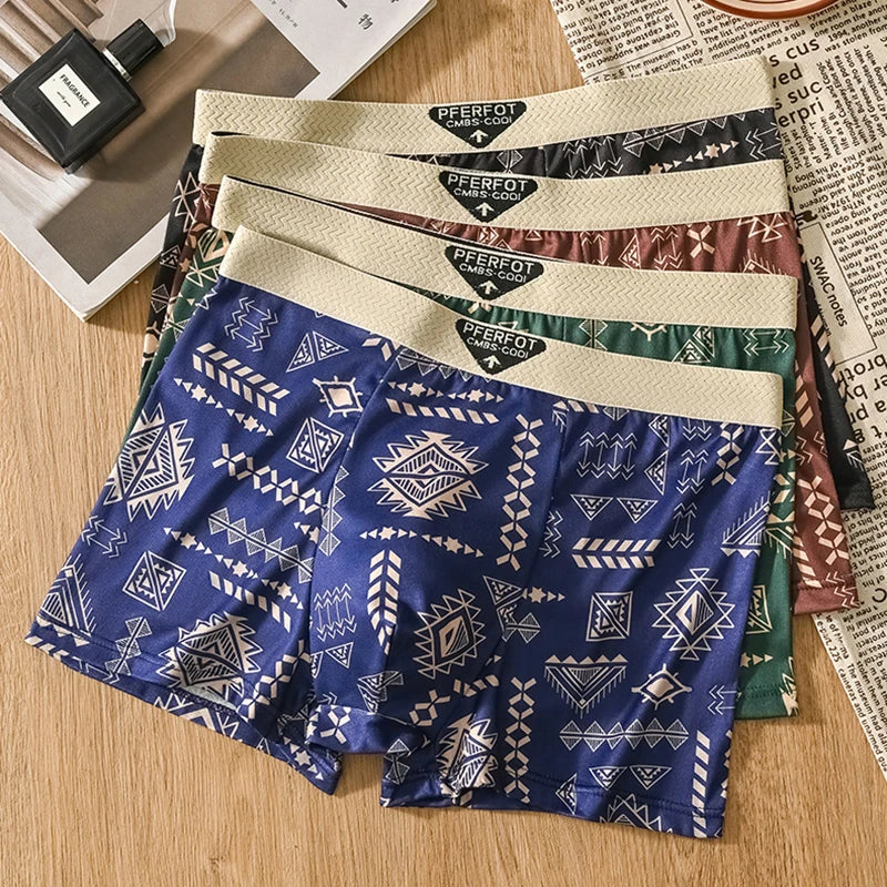 Vyriškos Boxer Šortai - Seksualūs Stilingi Apatiniai