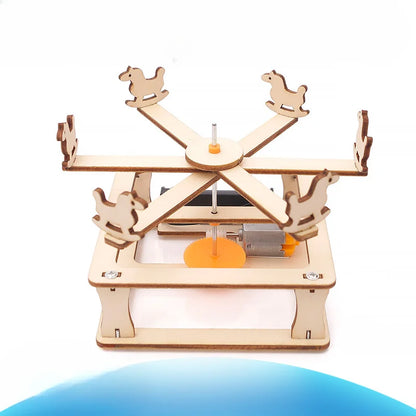 Medinis STEM Konstruktorius Vaikams | DIY 3D Dėlionė - Mokslo Projektas Berniukams ir Mergaitėms