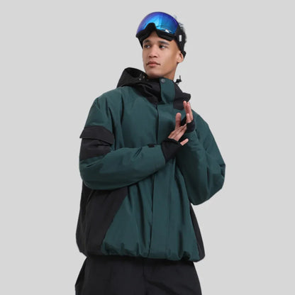 Slidinėjimo Striukė  - Vandeniui Atspari Snowboard Striukė su Gobtuku