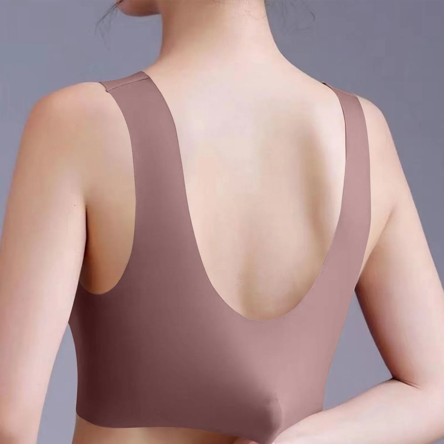 Moteriškas Sportinis Liemenėlis  be Kauliukų - Push-Up su Palaikymu