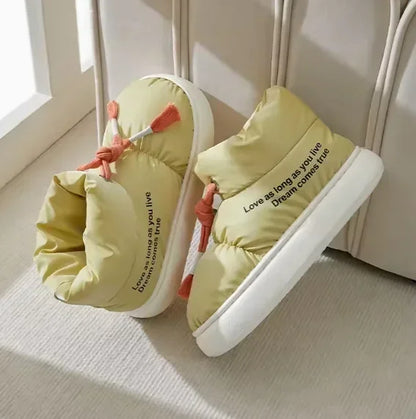 Moteriški Žieminiai Batai - Šilti Sniego Batai su Pūkiniu Pamušalu