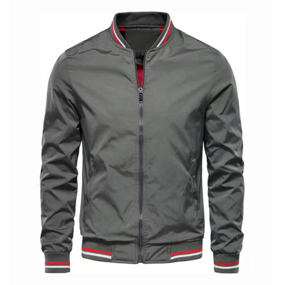 Vyriška Slim Fit Striukė - Rudeninė Vėjo Neperpučiama Stilinga Striukė