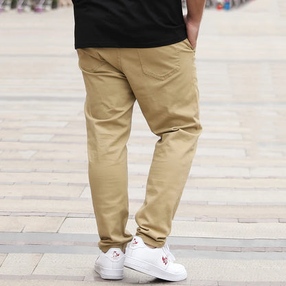 Vyriškos Kelnės - Tiesus Kirpimas Medvilnė - Khaki Juodos