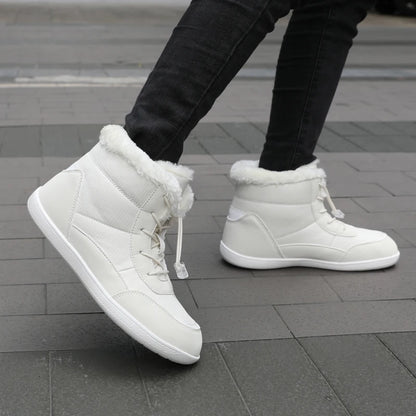 Žieminiai Barefoot Batai Moterims - Šilti Sniego Batai su Pliušu - Vandeniui Atsparūs