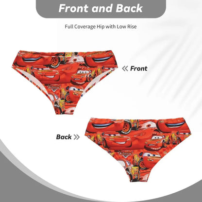 Vyriškos Boxer Briefs - Lightning McQueen Cars Galaxy Linksmi Dizainai